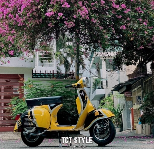 VESPA RALLY - TEM THIẾT KỂ