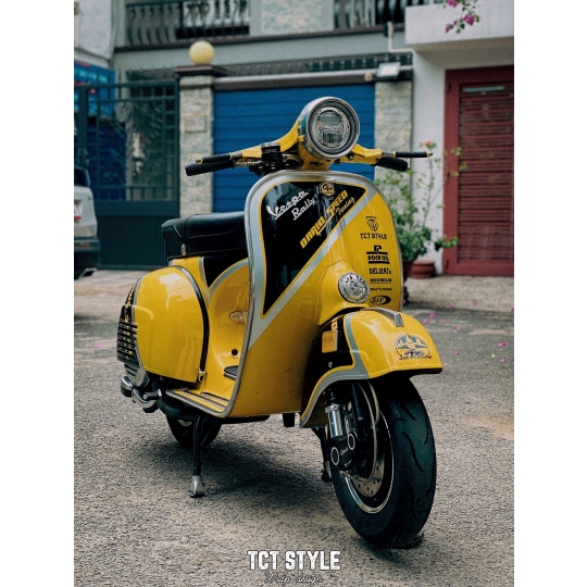 VESPA RALLY - TEM THIẾT KỂ