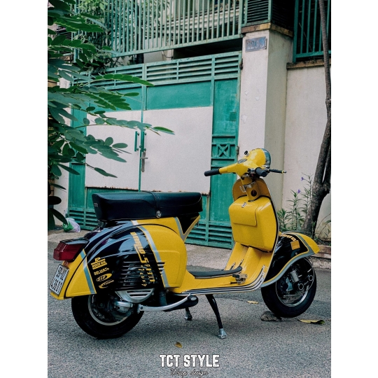 VESPA RALLY - TEM THIẾT KỂ