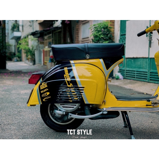 VESPA RALLY - TEM THIẾT KỂ