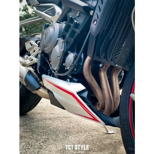TRIUMPH STREET TRIPLE - DÁN ĐỔI MÀU BẠC