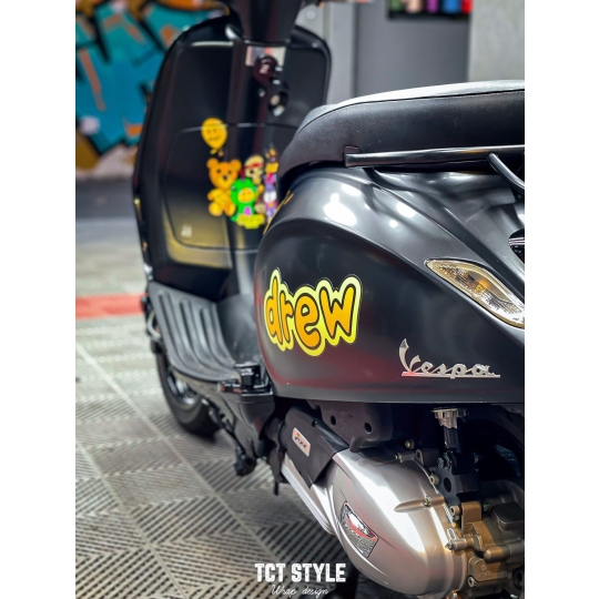 VESPA - TEM XE HOẠT HÌNH