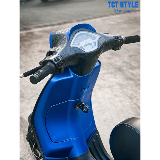 VESPA - XANH DƯƠNG PHỐI ĐEN
