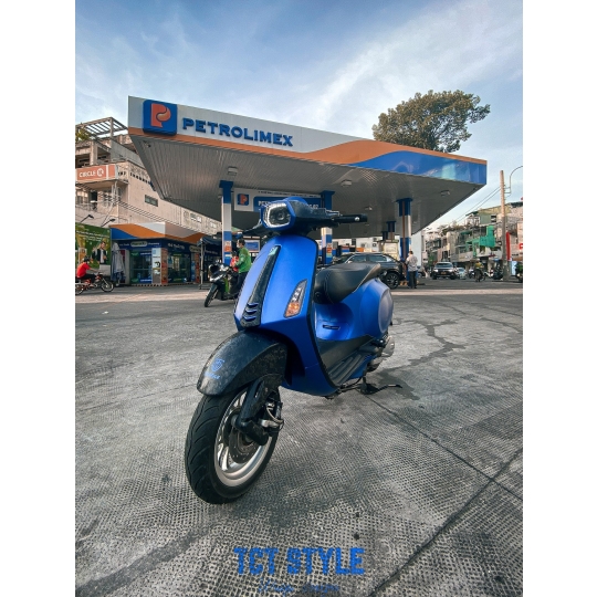 VESPA - XANH DƯƠNG PHỐI ĐEN